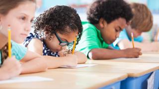 photo: students at school desks